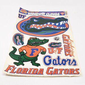 Vintage UF Florida Gators Window Clings Albert College Fan 1980s Car Camper Home
